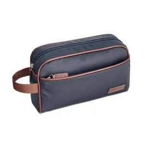 NEW! Perry Ellis Travel Kit Men's Shaving Grooming Case Bottle Bonus! Socks